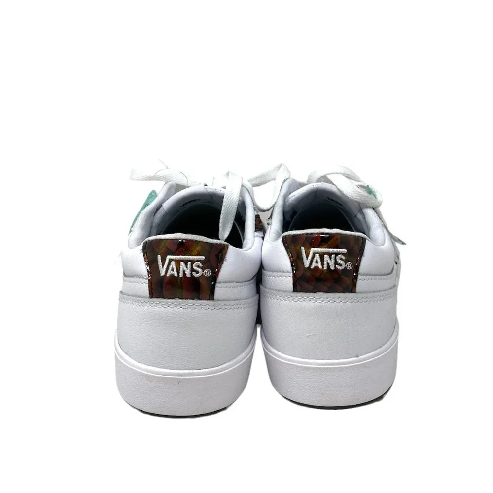 VANS LOWLAND CC Big Reptile White Red Men Low Top Leather Shoes Size VN0A4TZY9O9 - Picture 8 of 10